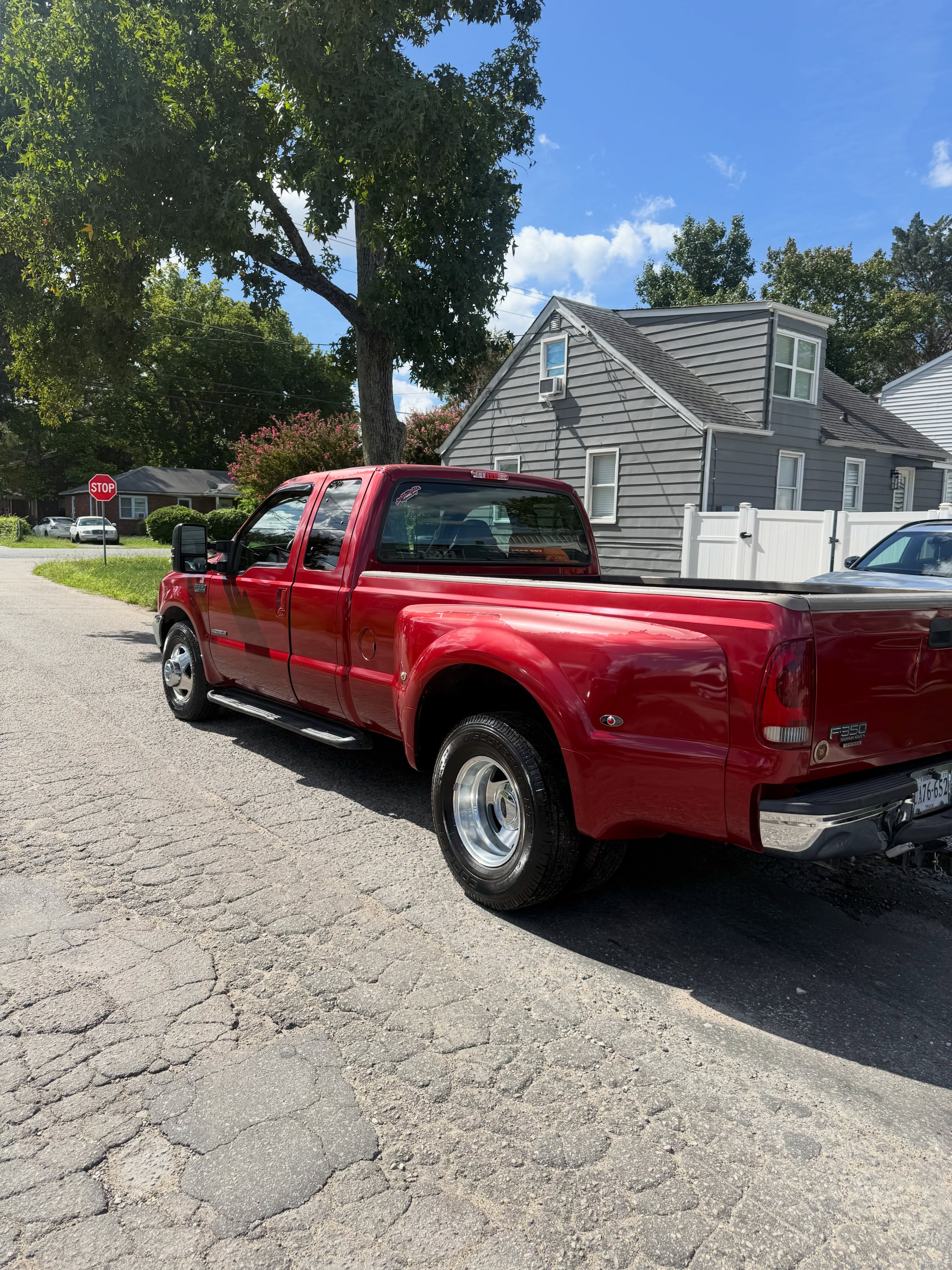 A red Ford pickup featured on Inside Out Auto Care’s Facebook page